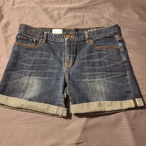 Blue jean shorts